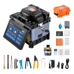 image:imageVEVOR Fiber Fusion Splicer 6 Motors Core Alignment 6s Splicing amp 13s Heating with 5 Touch Screen 3 in 1 Fiber Holder 7800mAh Battery for SM MM DS NZDSTouch Screen
