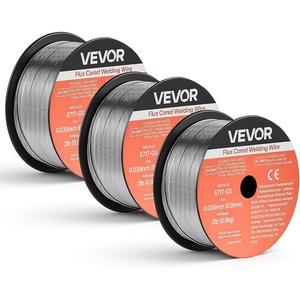 image:imageVEVOR Flux Core Welding Wire E71TGS 0035inch 10LBS Gasless Mild Steel MIG Welding Wire with Low Splatter for All Position Arc Welding and Outdoor UseE71TGS 0035 inch 2lbs