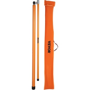 image:imageVEVOR Height Stick for Trucks 15 FT Load Height Measuring Stick with Carrying Bag Nonconductive Truck Stick with Adjustable Pole for rucks Car Haulers20ft