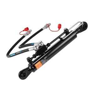 image:imageVEVOR Hydraulic Top Link Cat11 11 in 20783178 in Hydraulic Cylinder with 2 Hoses amp G38 Check ValveCat1111 in  20783178 in