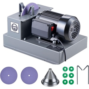image:imageVEVOR Lawn Mower Blade Sharpener 23HP Lawnmower Blade Grinder with 7 Ceramic Grinding Wheel and Balancer 30 or 40 Blade Sharpening Machine for High Lift Low Lift Gator amp Flat Blades23 HPUpgraded Model