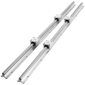 image:imageVEVOR Linear Rail 2PCS SBR201500mm Linear Slide Rail 4 PCS SBR20UU Bearing Block CNC Kit Linear Rails and Bearings Kit CNC Rails Linear Rail Set for Automated Machines and EquipmentSBR 201200mm