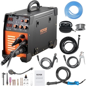 image:imageVEVOR MIG Welder 3 in 1 270 Amp Welding Machine 110 220V MIG Lift TIG Arc Welder Portable Lift TIG Welder ARC Welder with IGBT DC Inverter LCD Digital Display Welder Torch and Welding Wire181 x 83 x13 inches