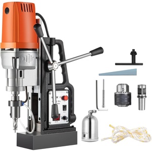 image:imageVEVOR Magnetic Drill 1400W Motor 16 in Boring Diameter 2810 lbf Portable Electric Mag Drill Press with 11 Coring Bits 800 RPM Speed Drilling Machine for Metal Surface Home Improvement IndustryW2