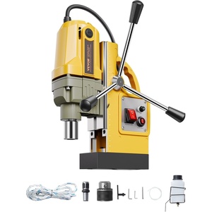 image:imageVEVOR Magnetic Drill 1400W Motor 16 in Boring Diameter 2810 lbf Portable Electric Mag Drill Press with 11 Coring Bits 800 RPM Speed Drilling Machine for Metal Surface Home Improvement IndustryW 16  Yellow