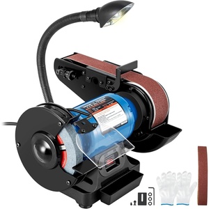 image:imageVEVOR Professional 4 x 36 in Belt Sander with 8 Disc Sander 5A Induction Motor Cast Aluminum Worktable for Woodworking Metalworking2IN1 2 Belt Grinder