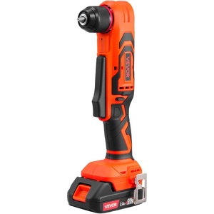 image:imageVEVOR Right Angle Drill 38 Inch Chuck 90 Degree Cordless Right Angle Drill with Brushless Motor Battery Charger and Belt Clip Adjustable Speed for Fastening and Loosening in Tight Spaces
