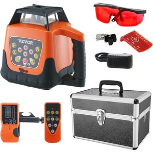 image:imageVEVOR Rotary Laser Level 1650ft360 Degree Self Leveling Red Cross Line Laser5 Rotation Speedsamp4 Scanning Angles AdjustmentIP66 Waterproof Remote Control Manual Selfleveling ModeBattery Included