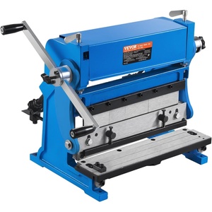 image:imageVEVOR Sheet Metal Brake 12inch 3In1 Combination Shear Brake Roll Machine 20Gauge Capacity Shear Press Brake with 90 Max Bending Angle Shears and Slip Roll Machine for Shear Bending Rolling