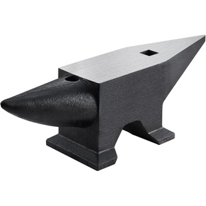 image:imageVEVOR Single Horn Anvil  132Lbs Cast Steel Anvil for Blacksmiths amp Jewelers  Durable amp Robust Metal Working ToolBlack 132LB