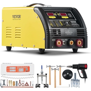 image:imageVEVOR Spot Welder Dent Puller 300W Stud Welder Dent Repair Kit with Heat Gun AutoManual Welding Mode 110V Auto Body Spot Welding Dent Repair Machine for Aluminum Car Body Panels RepairAluminumSteel Dual Pro