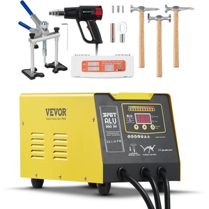 image:imageVEVOR Spot Welder Dent Puller 300W Stud Welder Dent Repair Kit with Heat Gun AutoManual Welding Mode 110V Auto Body Spot Welding Dent Repair Machine for Aluminum Car Body Panels RepairAluminum Pro
