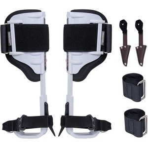 image:imageVEVOR Tree Climbing Spikes 1 Pair HeightAdjustable Climbing Spurs 350lbs Load Capacity Tree Climbing Gear with Straps Arborist Equipment for Climbers Hunting Fruit PickingWhite Upgraded