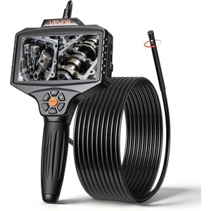 image:imageVEVOR Triple Lens Endoscope Camera 45 IPS Screen Borescope Inspection Camera with 1080P Lens 10 Adjustable Light 2860 mAh Battery Waterproof amp Oilproof Endoscope for Auto Wall Drain Inspection360View