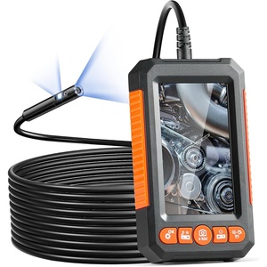 image:imageVEVOR Triple Lens Endoscope Camera 45 IPS Screen Borescope Inspection Camera with 1080P Lens 10 Adjustable Light 2860 mAh Battery Waterproof amp Oilproof Endoscope for Auto Wall Drain InspectionDualView