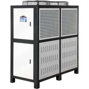 image:imageVEVOR Water Chiller 15Ton Capacity Industrial Chiller 15Hp AirCooled Water Chiller Finned Condenser with MicroComputer Control Stainless Steel Water Tank Chiller Machine for Cooling Water
