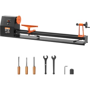 image:imageVEVOR Wood Lathe 6Amp 1 HP Benchtop Wood Lathe Machine with 150 to 3800 RPM Variable Speed 12 x 18 Workbench Brushless DC Motor Cast Iron Construction for Beginners DIY Enthusiasts Woodworking14 x 4005HP