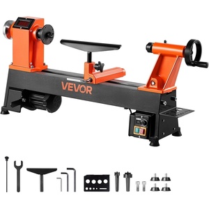 image:imageVEVOR Wood Lathe 6Amp 1 HP Benchtop Wood Lathe Machine with 150 to 3800 RPM Variable Speed 12 x 18 Workbench Brushless DC Motor Cast Iron Construction for Beginners DIY Enthusiasts Woodworking12 x 181 HP