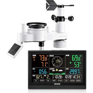 image:imageVEVOR YT60234 WiFi Weather Station 7in1 Weather Stations WiFi Indoor Outdoor 75 Color Display for Weather Forecast Temperature Humidity UV Air Pressure Wind SpeedampDirection Rain Alarm7in1 NO WiFi New Version