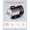 image:imageVEVOR 05 HP Electric Motor 1725RPM Air Compressor Motor CWCCW Rotation 58 inch Shaft Diameter 188inch Shaft Length 207Nm Torque SinglePhase TEFC Cooling 115V230V 56 Frame1