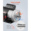 image:imageVEVOR 05 HP Electric Motor 1725RPM Air Compressor Motor CWCCW Rotation 58 inch Shaft Diameter 188inch Shaft Length 207Nm Torque SinglePhase TEFC Cooling 115V230V 56 Frame1