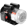 image:imageVEVOR 05 HP Electric Motor 1725RPM Air Compressor Motor CWCCW Rotation 58 inch Shaft Diameter 188inch Shaft Length 207Nm Torque SinglePhase TEFC Cooling 115V230V 56 Frame1
