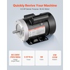 image:imageVEVOR 05 HP Electric Motor 1725RPM Air Compressor Motor CWCCW Rotation 58 inch Shaft Diameter 188inch Shaft Length 207Nm Torque SinglePhase TEFC Cooling 115V230V 56 Frame1