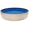 image:imageVEVOR 12 x 24 ft Oval Pool Liner Overlap Style Above Ground Pool Liners 48to54inch Wall Height Durable Pool Liner Standard Gauge Vinyl for Steel Sided AboveGround Swimming PoolsRound