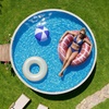 image:imageVEVOR 12 x 24 ft Oval Pool Liner Overlap Style Above Ground Pool Liners 48to54inch Wall Height Durable Pool Liner Standard Gauge Vinyl for Steel Sided AboveGround Swimming PoolsRound