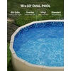image:imageVEVOR 12 x 24 ft Oval Pool Liner Overlap Style Above Ground Pool Liners 48to54inch Wall Height Durable Pool Liner Standard Gauge Vinyl for Steel Sided AboveGround Swimming PoolsOval