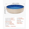 image:imageVEVOR 12 x 24 ft Oval Pool Liner Overlap Style Above Ground Pool Liners 48to54inch Wall Height Durable Pool Liner Standard Gauge Vinyl for Steel Sided AboveGround Swimming PoolsRound
