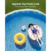 image:imageVEVOR 12 x 24 ft Oval Pool Liner Overlap Style Above Ground Pool Liners 48to54inch Wall Height Durable Pool Liner Standard Gauge Vinyl for Steel Sided AboveGround Swimming PoolsOval