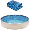 image:imageVEVOR 12 x 24 ft Oval Pool Liner Overlap Style Above Ground Pool Liners 48to54inch Wall Height Durable Pool Liner Standard Gauge Vinyl for Steel Sided AboveGround Swimming PoolsRound