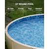 image:imageVEVOR 12 x 24 ft Oval Pool Liner Overlap Style Above Ground Pool Liners 48to54inch Wall Height Durable Pool Liner Standard Gauge Vinyl for Steel Sided AboveGround Swimming PoolsRound
