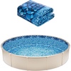 image:imageVEVOR 12 x 24 ft Oval Pool Liner Overlap Style Above Ground Pool Liners 48to54inch Wall Height Durable Pool Liner Standard Gauge Vinyl for Steel Sided AboveGround Swimming PoolsRound