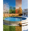 image:imageVEVOR 12 x 24 ft Oval Pool Liner Overlap Style Above Ground Pool Liners 48to54inch Wall Height Durable Pool Liner Standard Gauge Vinyl for Steel Sided AboveGround Swimming PoolsRound
