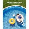 image:imageVEVOR 12 x 24 ft Oval Pool Liner Overlap Style Above Ground Pool Liners 48to54inch Wall Height Durable Pool Liner Standard Gauge Vinyl for Steel Sided AboveGround Swimming PoolsOval