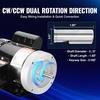 image:imageVEVOR 15HP Electric Motor 3450 RPM AC 115V230V 56C Frame Air Compressor Motor Single Phase 58 Keyed Shaft CWCCW Rotation for General Equipment and Agricultural Machinery1