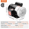 image:imageVEVOR 15HP Electric Motor 3450 RPM AC 115V230V 56C Frame Air Compressor Motor Single Phase 58 Keyed Shaft CWCCW Rotation for General Equipment and Agricultural Machinery1
