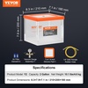 image:imageVEVOR 2 Gallon Vacuum Chamber Upgraded Multipurpose Acrylic Vacuum Degassing Chamber Transparent Vacuum Chamber for Resin Degassing Silica Gel Degassing