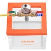image:imageVEVOR 2 Gallon Vacuum Chamber Upgraded Multipurpose Acrylic Vacuum Degassing Chamber Transparent Vacuum Chamber for Resin Degassing Silica Gel Degassing