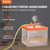 image:imageVEVOR 2 Gallon Vacuum Chamber Upgraded Multipurpose Acrylic Vacuum Degassing Chamber Transparent Vacuum Chamber for Resin Degassing Silica Gel Degassing