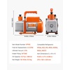 image:imageVEVOR 35 CFM AC Vacuum Pump and Gauge Set Single Stage Rotary Vane HVAC Air Vacuum Pump AC Refrigerant Manifold Gauge Kit with Hoses Air Conditioning Refrigeration for R134a R12 R22 R502a45 CFM With Leak Detector