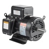image:imageVEVOR 3HP Air Compressor Electric Motor 230V 155 Amps 56 Frame 3450RPM 58 Keyed Shaft 188 Shaft Length Single Phase CWCCW Rotation Factory Setting is CCW1