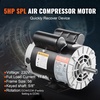 image:imageVEVOR 3HP Air Compressor Electric Motor 230V 155 Amps 56 Frame 3450RPM 58 Keyed Shaft 188 Shaft Length Single Phase CWCCW Rotation Factory Setting is CCW1