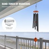 image:imageVEVOR 45 Memorial Wind Chimes for Outside  Professional Deep Tone Gift for Mothers Day Fathers Day Birthdays D Key Tuned Outdoor Chimes with Bronze Finish Sympathy Gift for Loss of Loved OneBlack
