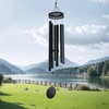 image:imageVEVOR 45 Memorial Wind Chimes for Outside  Professional Deep Tone Gift for Mothers Day Fathers Day Birthdays D Key Tuned Outdoor Chimes with Bronze Finish Sympathy Gift for Loss of Loved OneBlack