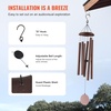 image:imageVEVOR 45 Memorial Wind Chimes for Outside  Professional Deep Tone Gift for Mothers Day Fathers Day Birthdays D Key Tuned Outdoor Chimes with Bronze Finish Sympathy Gift for Loss of Loved OneBronze