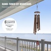 image:imageVEVOR 45 Memorial Wind Chimes for Outside  Professional Deep Tone Gift for Mothers Day Fathers Day Birthdays D Key Tuned Outdoor Chimes with Bronze Finish Sympathy Gift for Loss of Loved OneDark Brown