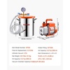 image:imageVEVOR 5 Gallon Vacuum Chamber Upgraded Tempered Glass Lid Vacuum Degassing Chamber 304 Stainless Steel Chamber for Stabilizing Wood Resin Degassing Silicone Degassing and Plaster Degassing30 Gallon Acylic Lid 35 CFM